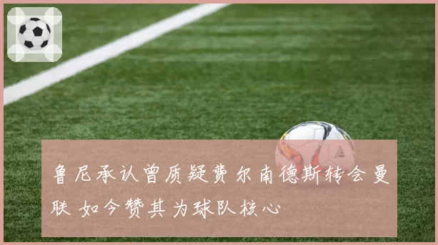 鲁尼承认曾质疑费尔南德斯转会曼联 如今赞其为球队核心